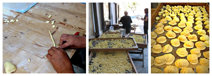 Bari. Orecchiette fatte a mano